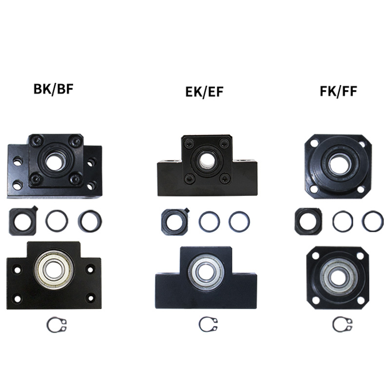 角接触固定座BK/EK12 15 17 20 25 FK12 15 20 25滚珠丝杆支撑座