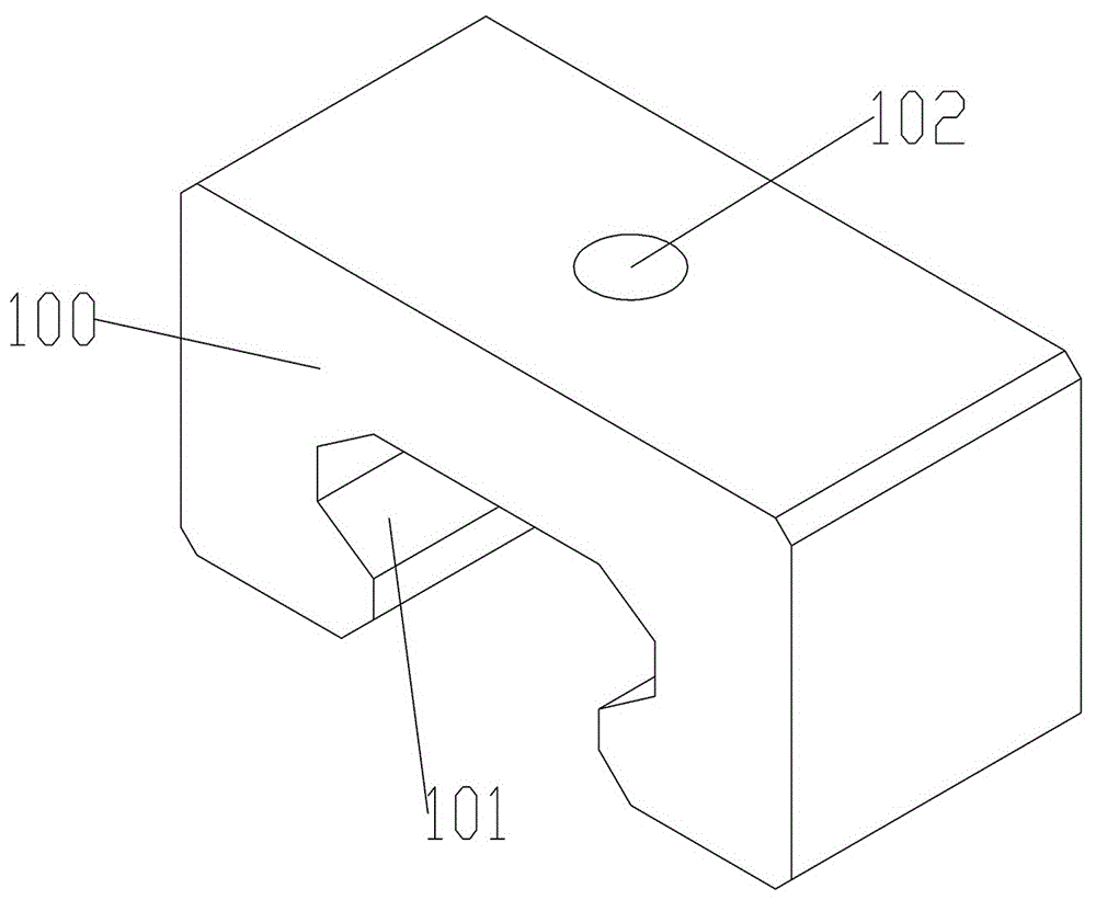 直线导轨限位块锁紧滑块的制作方法(图1)